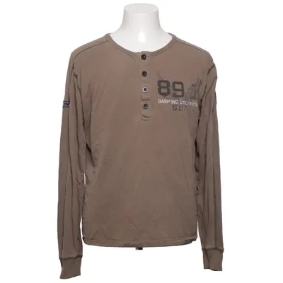 Henley shirt (Beige) from Gasp Cotton