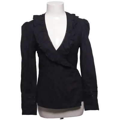 Wrap blouse (Black) from Sabra Cotton