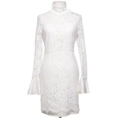 Dress (White) from Dark Pink Cotton, Polyamide, Viscose