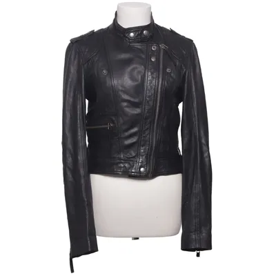 Veste de motard (H7036) de Saint Tropez Coton, Cuir