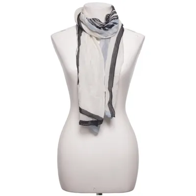 Sommerschal (Weiß, Blau, Schwarz) von Pollini