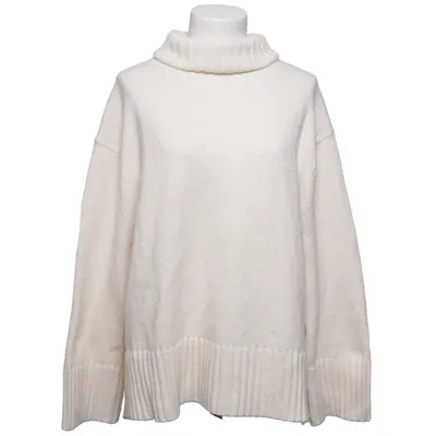 Polotröja (Vit) från H&M Akryl, Polyester, Ull