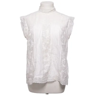 Blouse (Wit) van Sacks Katoen, Nylon, Viscose