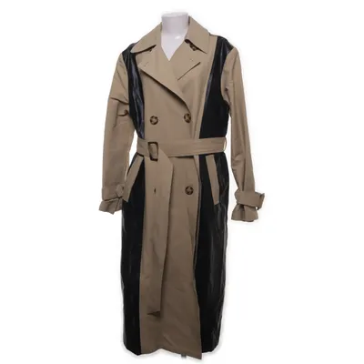 Trenchcoat (Beige, Svart) från Gina Tricot x Hobnob Bomull, Polyuretan