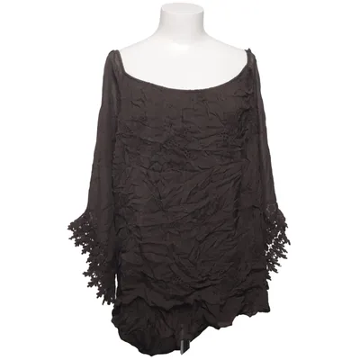 Topp (Brun) från Made in italy Elastan, Silke, Viskos