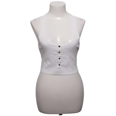 Tank Top (White) from Superdown Cotton, Elastane