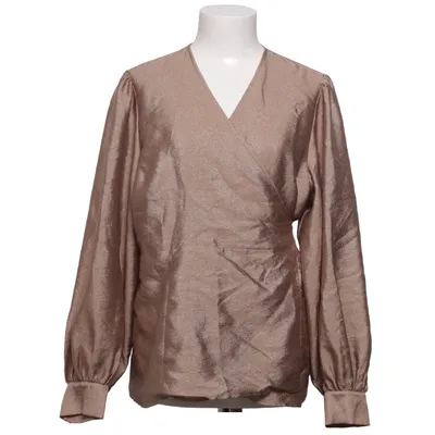 Wikkelblouse (Beige) van Visual Clothing Project Polyester