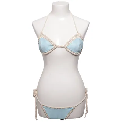 Bikini (Blå, Beige)