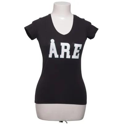T-shirt (Zwart) van Åre Katoen, Elastaan