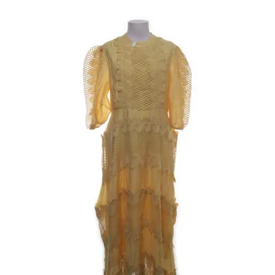 Långklänning (Gul) från Sunfere Bomull, Polyester