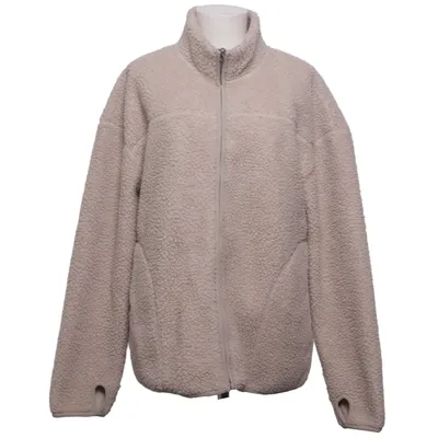 Fleece jas (Beige) van Pieces Gerecycled polyester