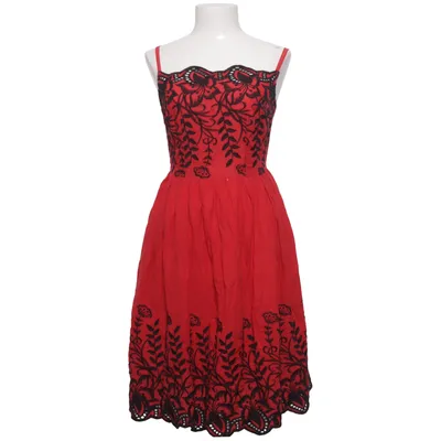 Robe (Rouge, Noir) de Voodoo Vixen Coton, Polyester