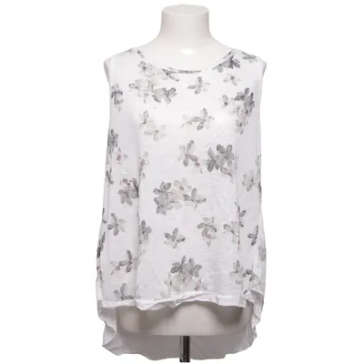 Top (White, Gray) from Algo Bonito Linen
