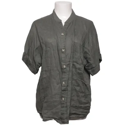 Short sleeve shirt (Green) from Lene Sand Linen