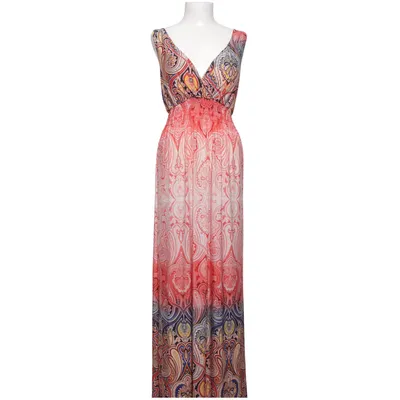 Robe longue (Rouge, Bleu, Multicolore) de Leana Mode Polyester