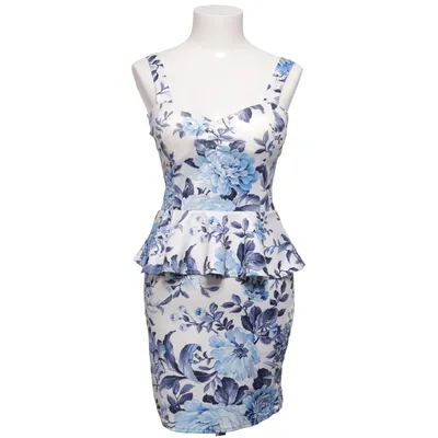Dress (Blue, White) from Kiah Elastane, Polyester