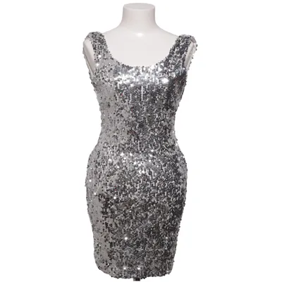 Cocktailkleid (Silber) von Model Behaviour Polyester