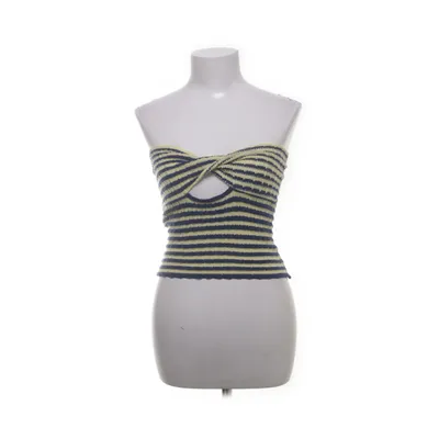 Tube top (Blue, Yellow) from Sollinarry Elastane, Polyester