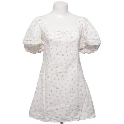 Klänning (Vit, Flerfärgad) från Divided by H&M Bomull, Linne, Polyester