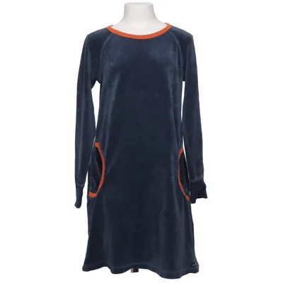 Kleid (Blau, Orange) von Villervalla Baumwolle, Polyester