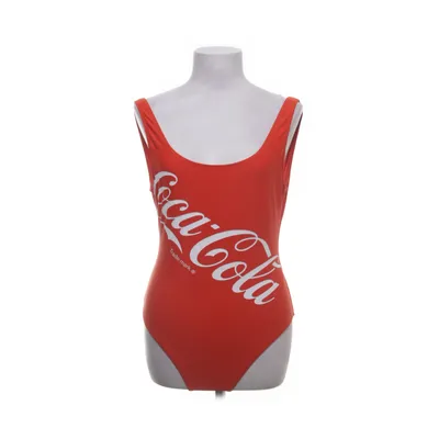 Swimsuit (Red, White) from Coca Cola Elastane, Polyester