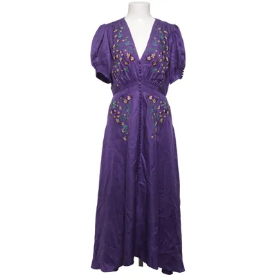 Långklänning (Lila, Flerfärgad) från Saloni Polyester, Silke
