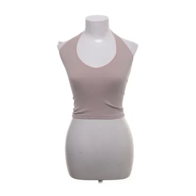 Halter neck top (Beige) from Out from Under Elastane, Metallic fiber, Polyamide
