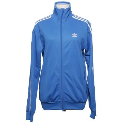 Sports jacket (Blue, White) from Adidas Originals Cotton, Elastane, Recycled polyester