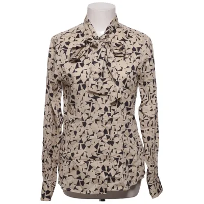Blouse lavallière (Beige, Noir) de The Shirt Factory Coton