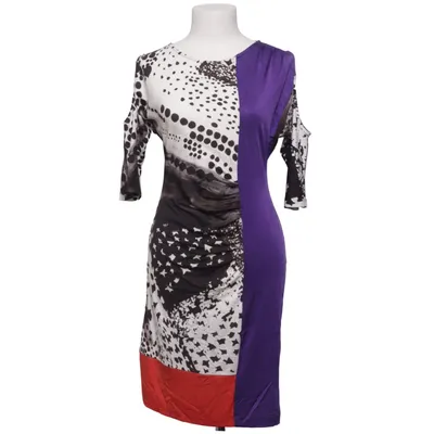 Kleid (Weiß, Schwarz, Mehrfarbig) von Pianura Studio Acetat, Elasthan, Viskose