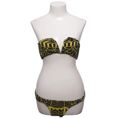 Bikini (Noir, Jaune) de Mara Hoffman Élasthane, Polyamide