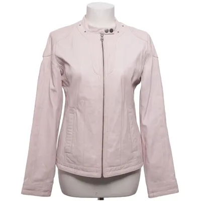 Läderjacka (Rosa) Skinn, Polyester