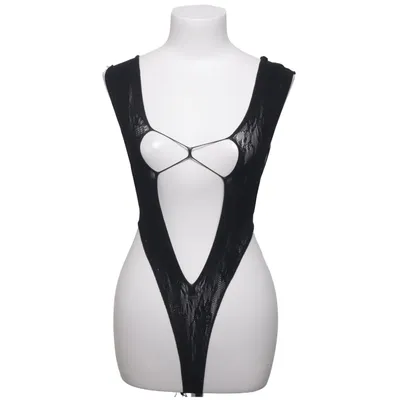 Lingerie (Noir) Élasthane, Polyamide