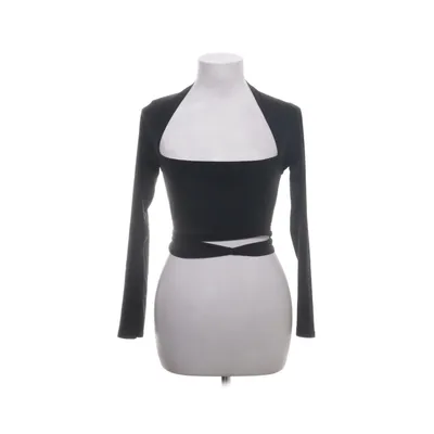 Crop top (Svart) från PrettyLittleThing Elastan, Polyester