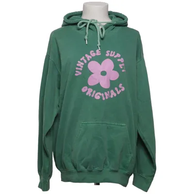 Sweat à capuche (Vert, Rose) de Vintage Supply Coton, Polyester