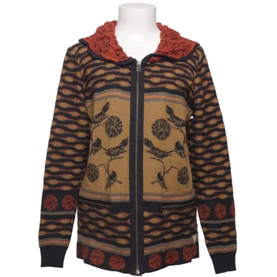Cardigan (Brun, Flerfarvet) fra LauRie Akryl, Merinould