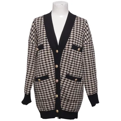 Cardigan (Sort, Hvid) fra Sandro Polyester, Viscose