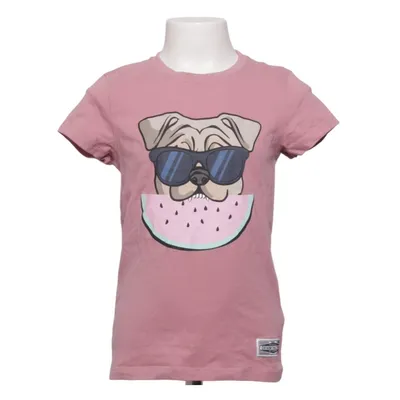 T-shirt (Pink) fra Denim Factory Bomuld