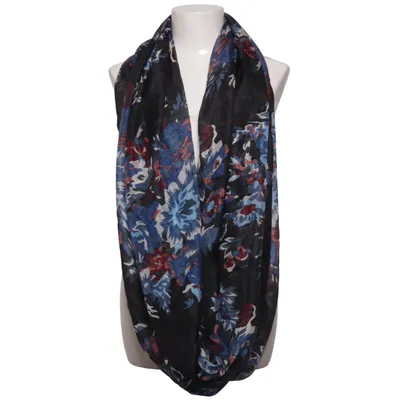 Shawl (Black, Blue, Multicolored) from Pashmina Silk