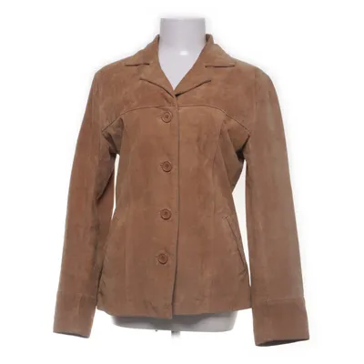 Läderkavaj (Brun) från Barneys Originals Skinn, Polyester