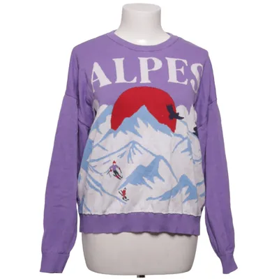 Julesweater (Lilla, Flerfarvet) fra WE Bomuld