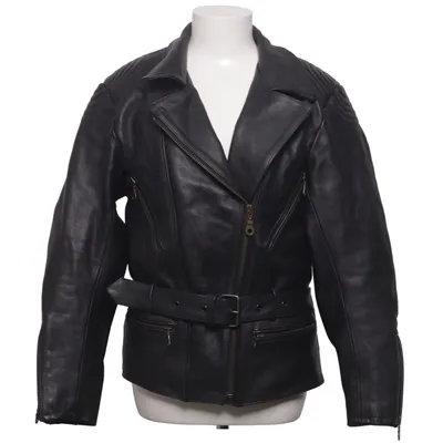 Veste de motard (Noir) de Highway 1 Cuir, Polyester