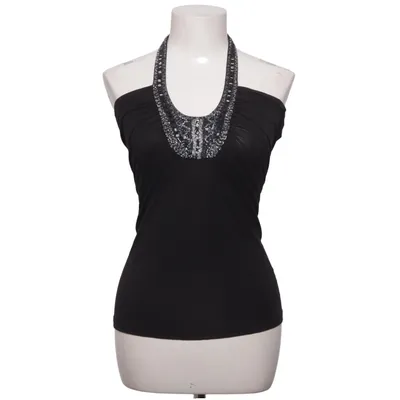 Halter neck top (Black) from Guess Elastane, Modal