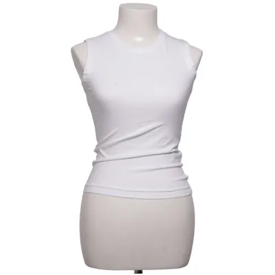 Tanktop (Wit) van Hennes Katoen, Elastaan