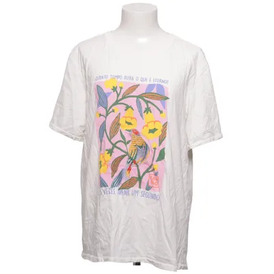 T-shirt (Hvid, Flerfarvet) fra Cantão Bomuld
