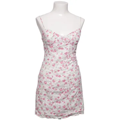 Jurk (Wit, Roze, Groen) van Zara Katoen