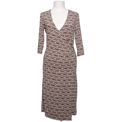 Wrap dress (Brown, White, Multicolored) from Insieme Elastane, Viscose