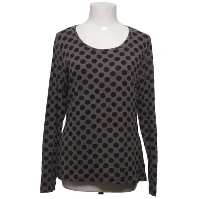 T-shirt à manches longues (Gris, Noir) de Eva & Claudi Élasthane, Viscose
