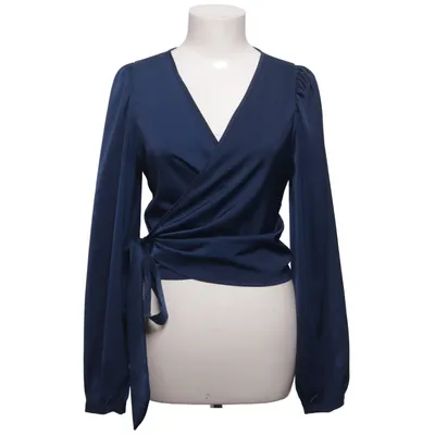 Wikkelblouse (Blauw) van Venderby's Elastaan, Polyester