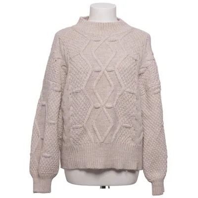 Tröja (Beige) från Object Akryl, Återvunnen polyester, Ull